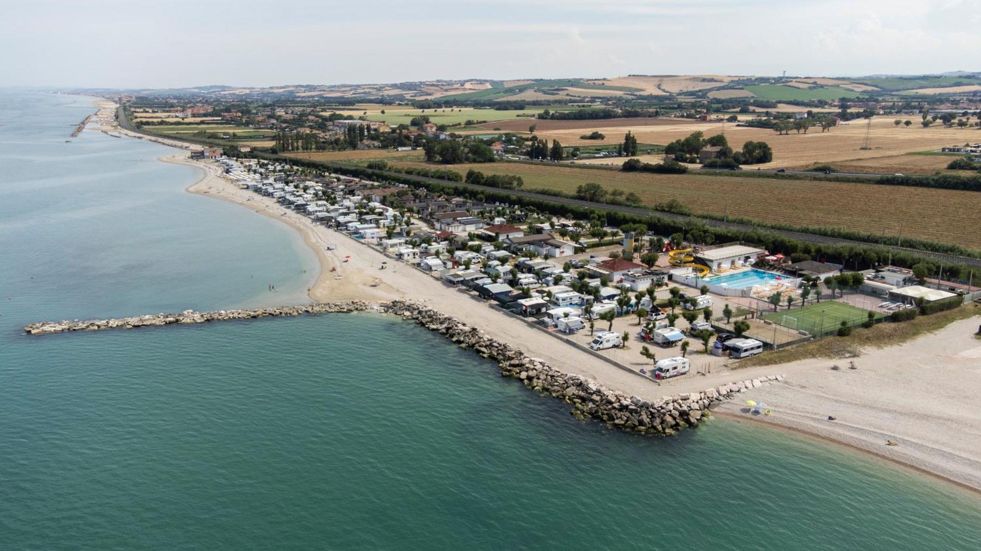 Camping Fano Exterior foto